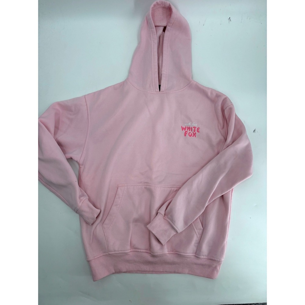 White Fox Era 8.5 Lounge Collection Pink Hoodie Sweatshirt XS/S